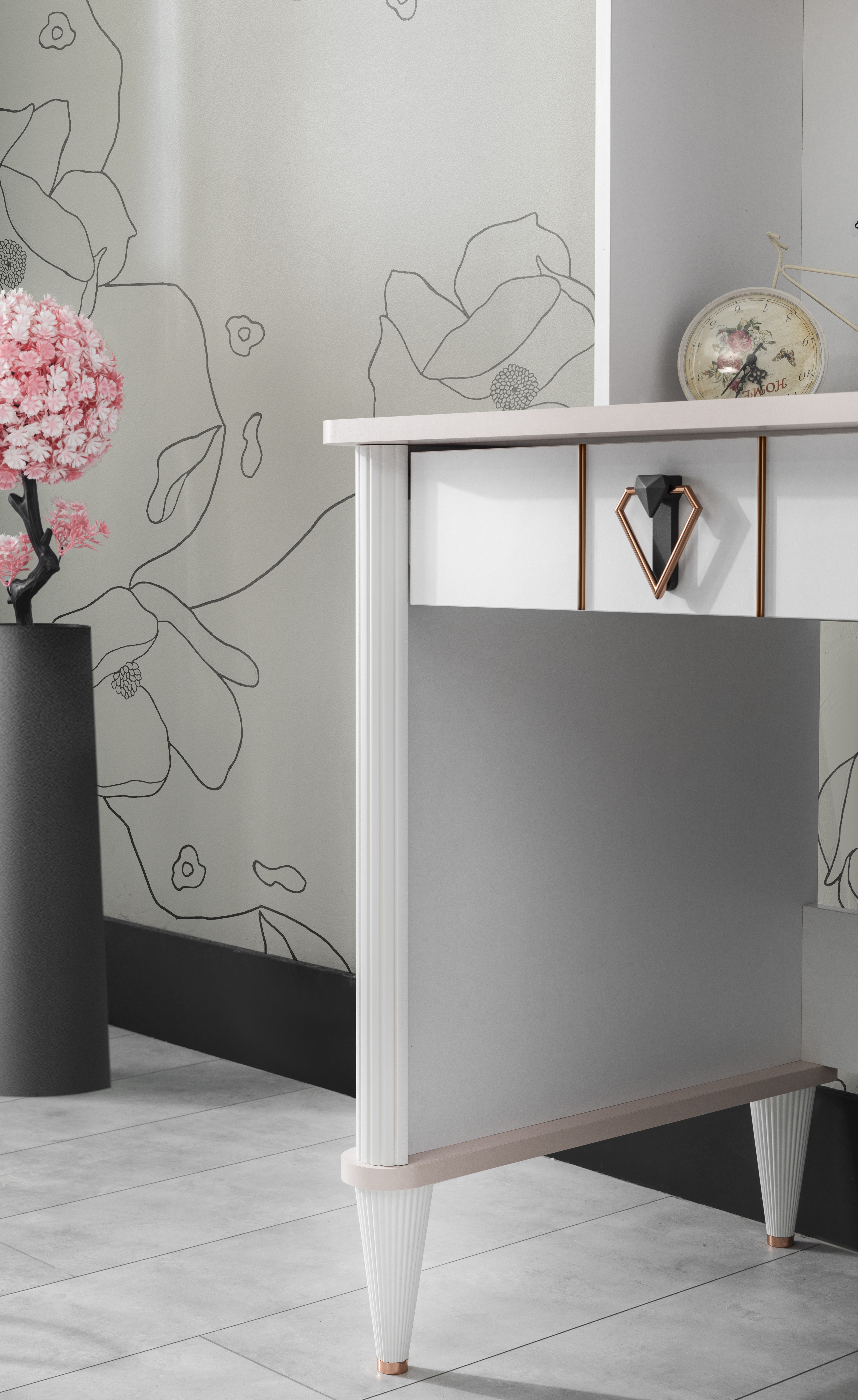 T-210 Florya Beyaz Genç Odası