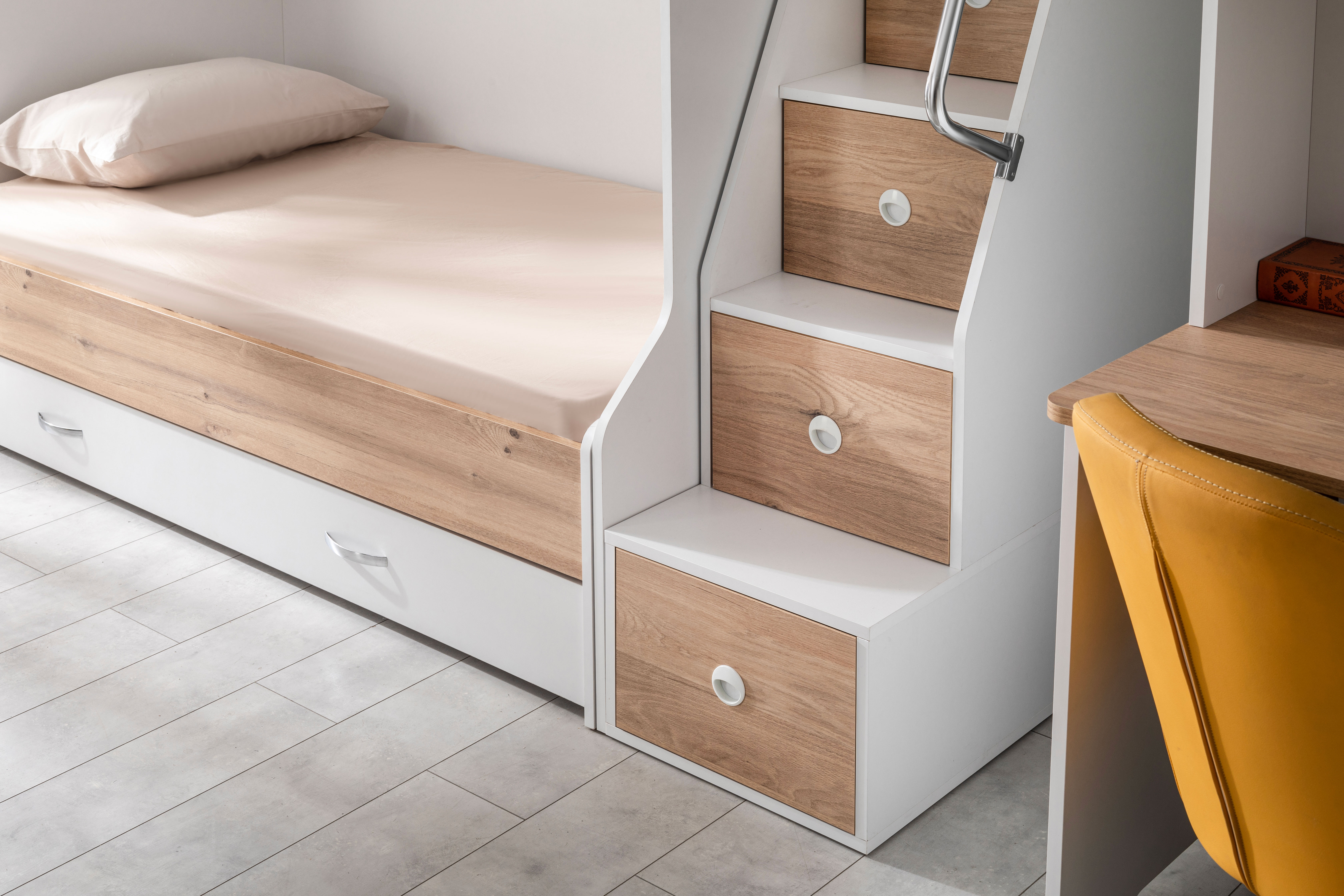 T-680 Tarz Ahşap Ranzalı Çocuk Odası